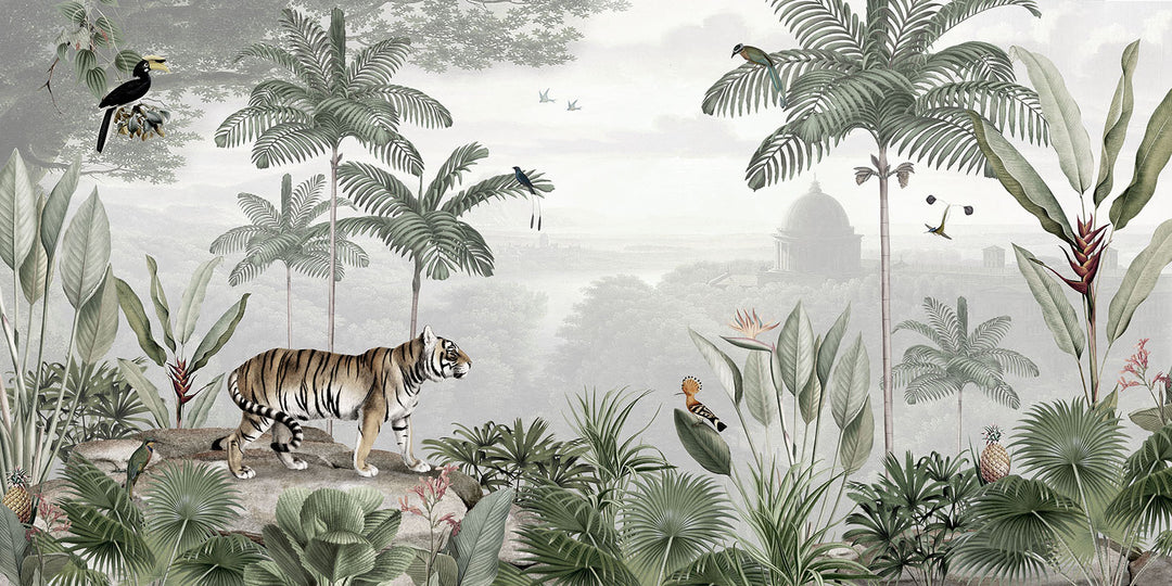 Papier Peint Le Tigre du Jardin Impérial