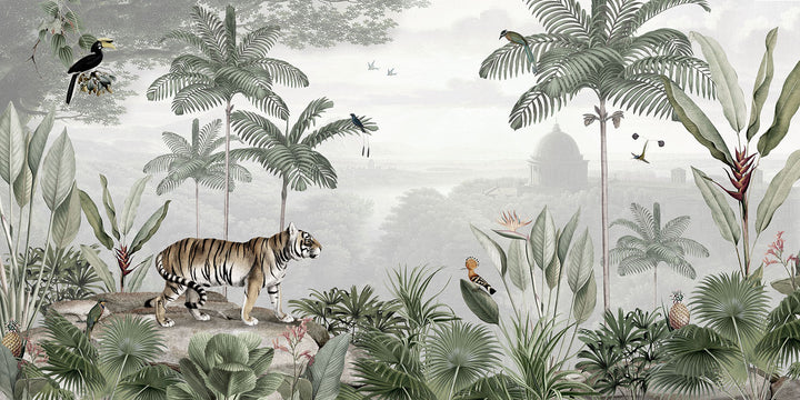 Papier Peint Le Tigre du Jardin Impérial