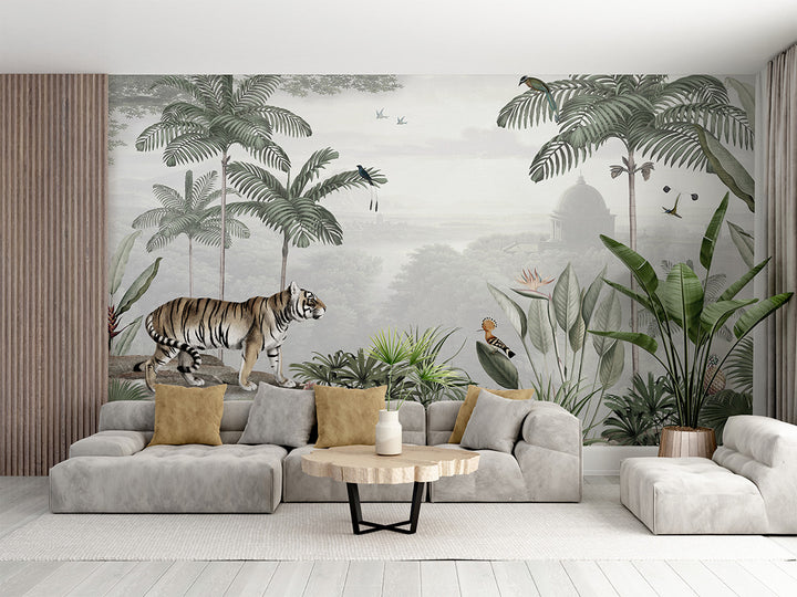 Papier Peint Le Tigre du Jardin Impérial
