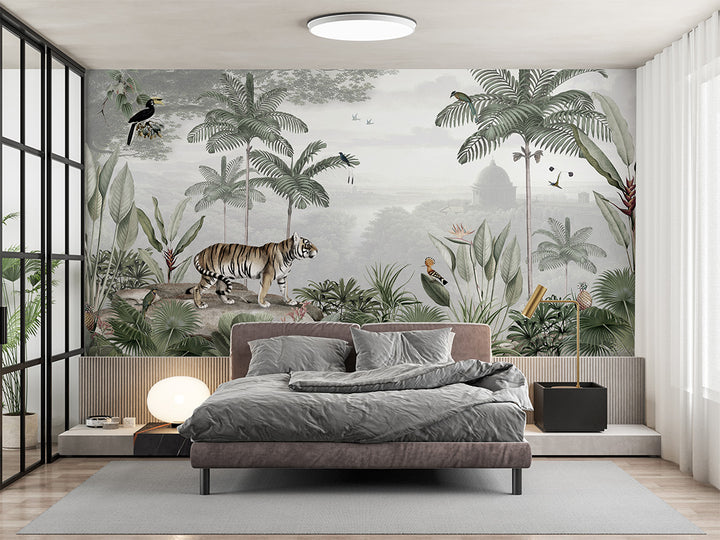 Papier Peint Le Tigre du Jardin Impérial