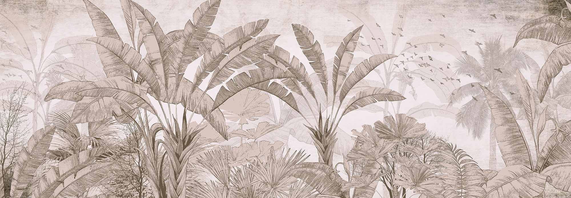 Sepia Panorámico Tropical Panorámico
