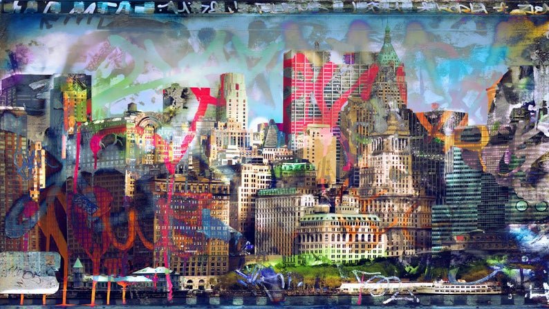 Papier peint panoramique urbain
