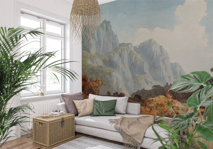 Papier Peint Paysage Vintage - Kam & Leon