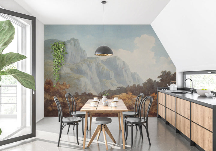 Papier Peint Paysage Vintage - Kam & Leon