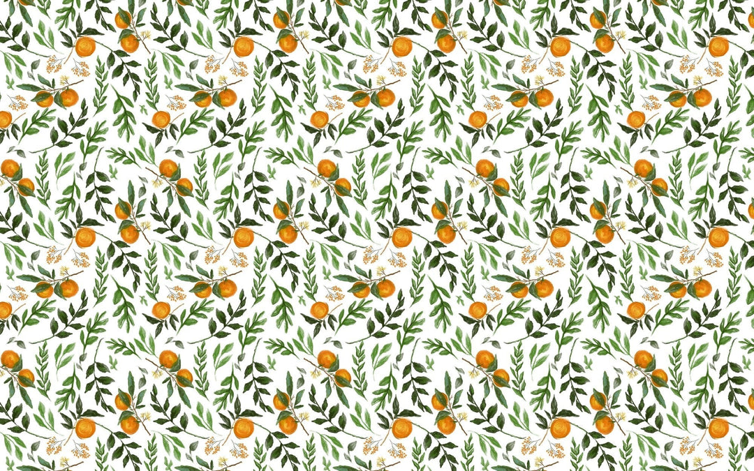 Papier peint petites oranges - Kam & Leon