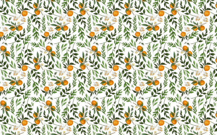 Papier peint petites oranges - Kam & Leon