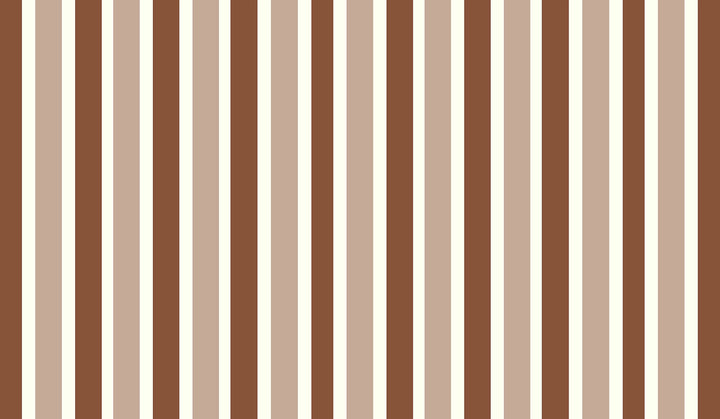 Papier peint Rayures Terracotta