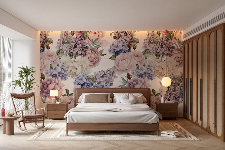 Papier peint rose souvenir de baden baden