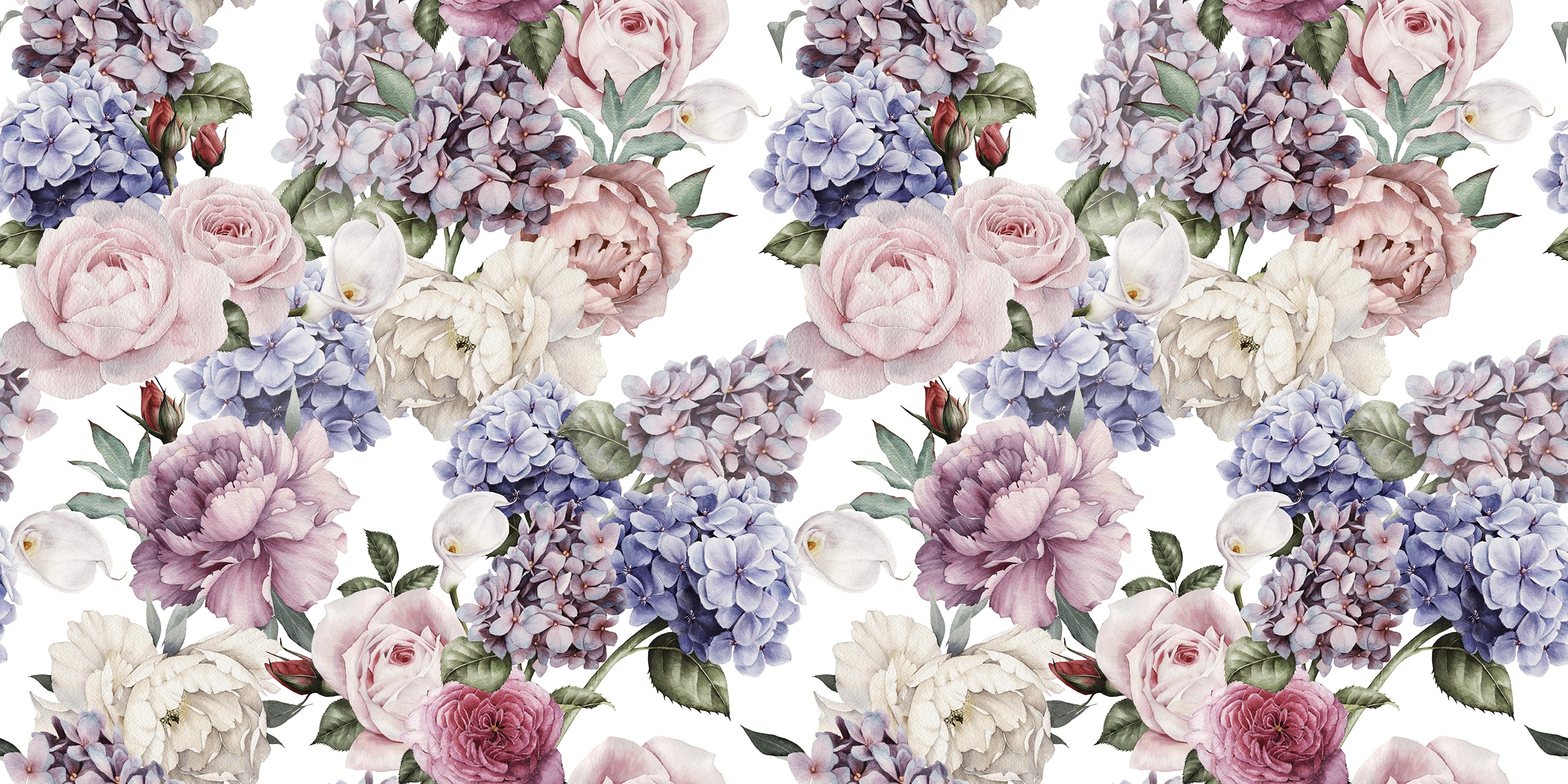 Papier peint rose souvenir de baden baden