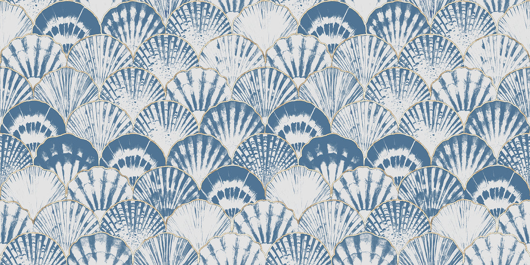 Papier Peint Salle de Bain Coquillages
