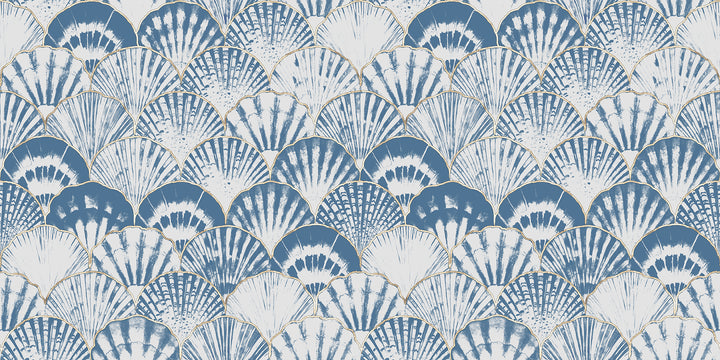 Papier Peint Salle de Bain Coquillages