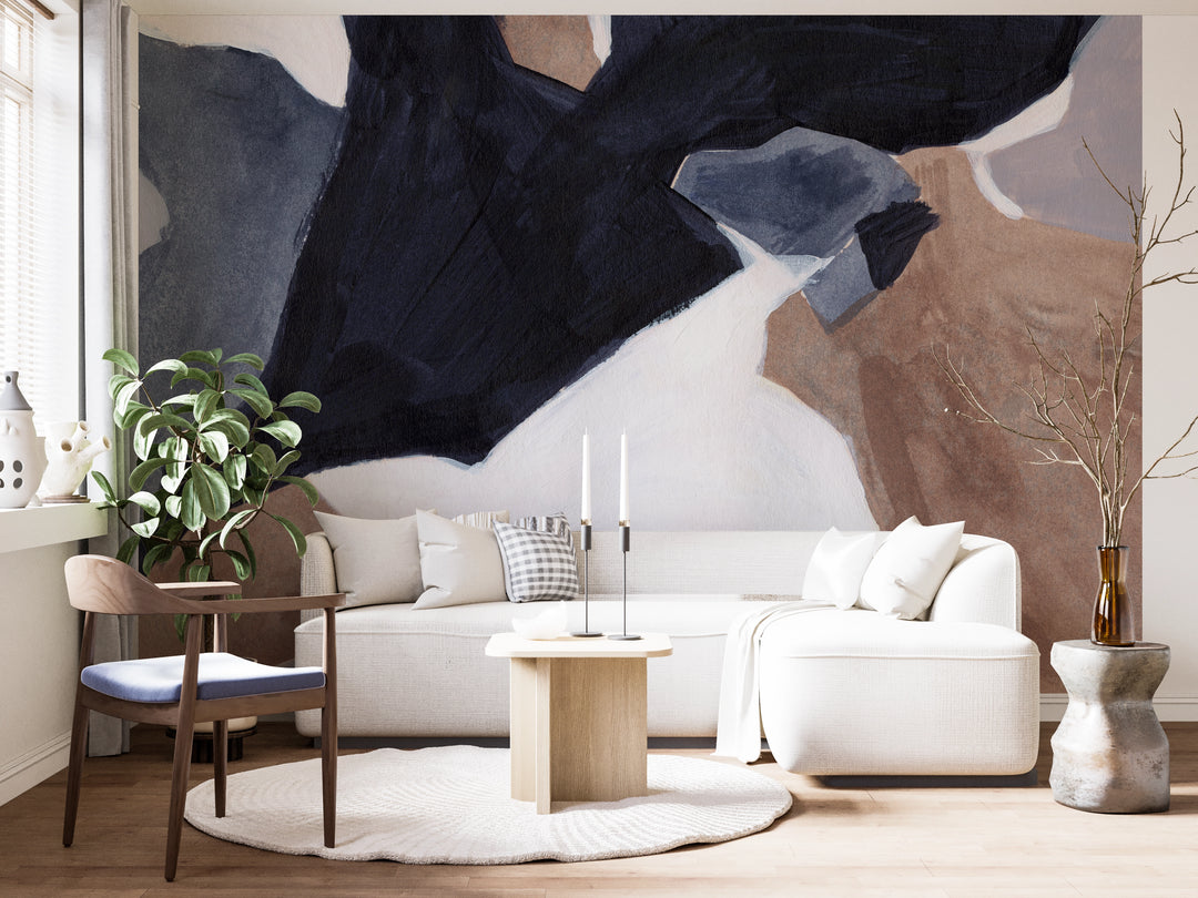 Papier peint panoramique Abstraction Minérale