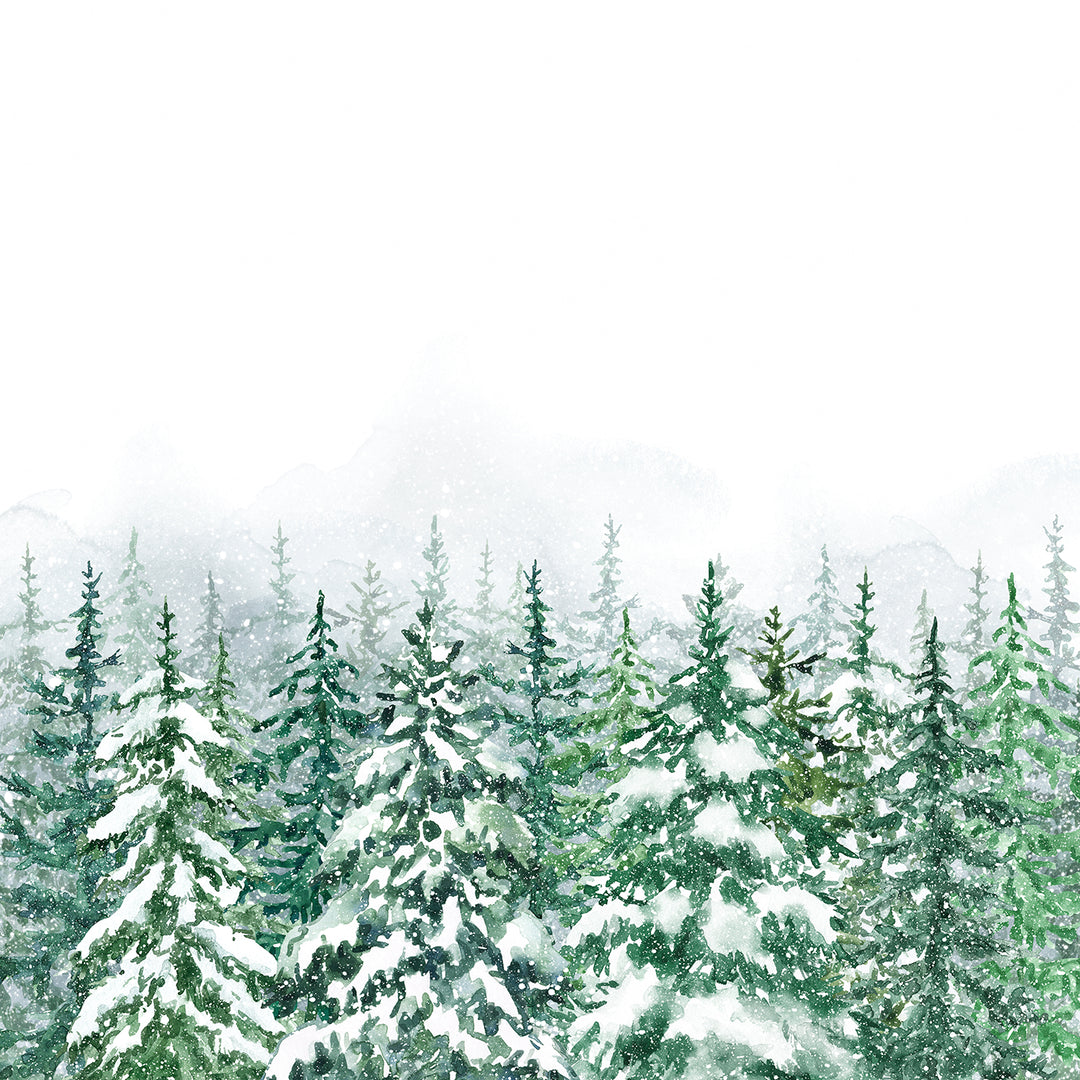 Papel de pantalla de Fir bajo la nieve