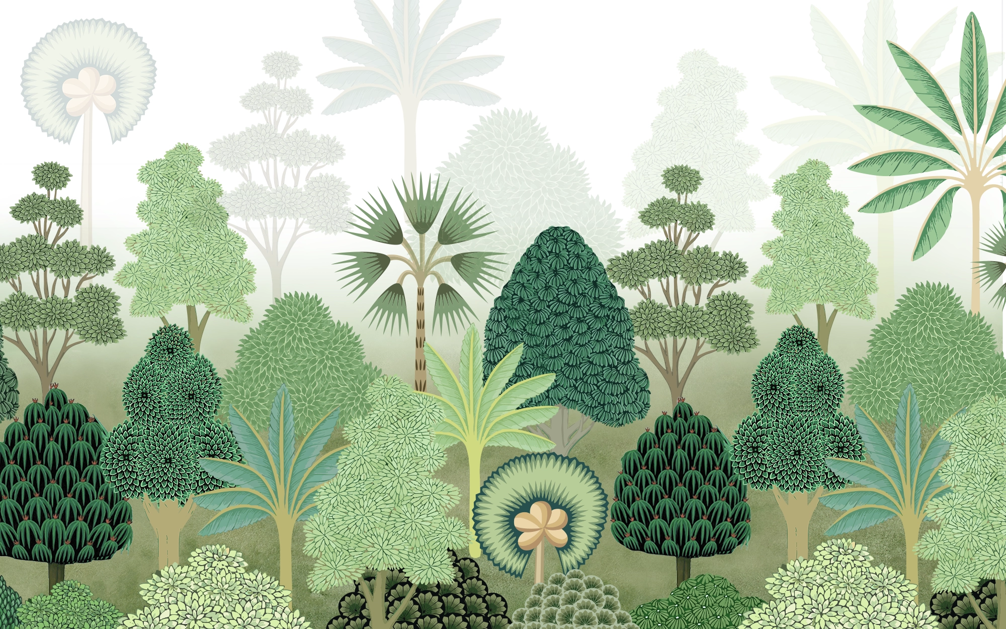 Forestry serenade wallpaper