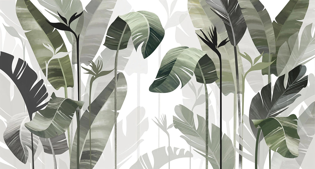 Papier peint Strelitzia reginae - Kam et Léon