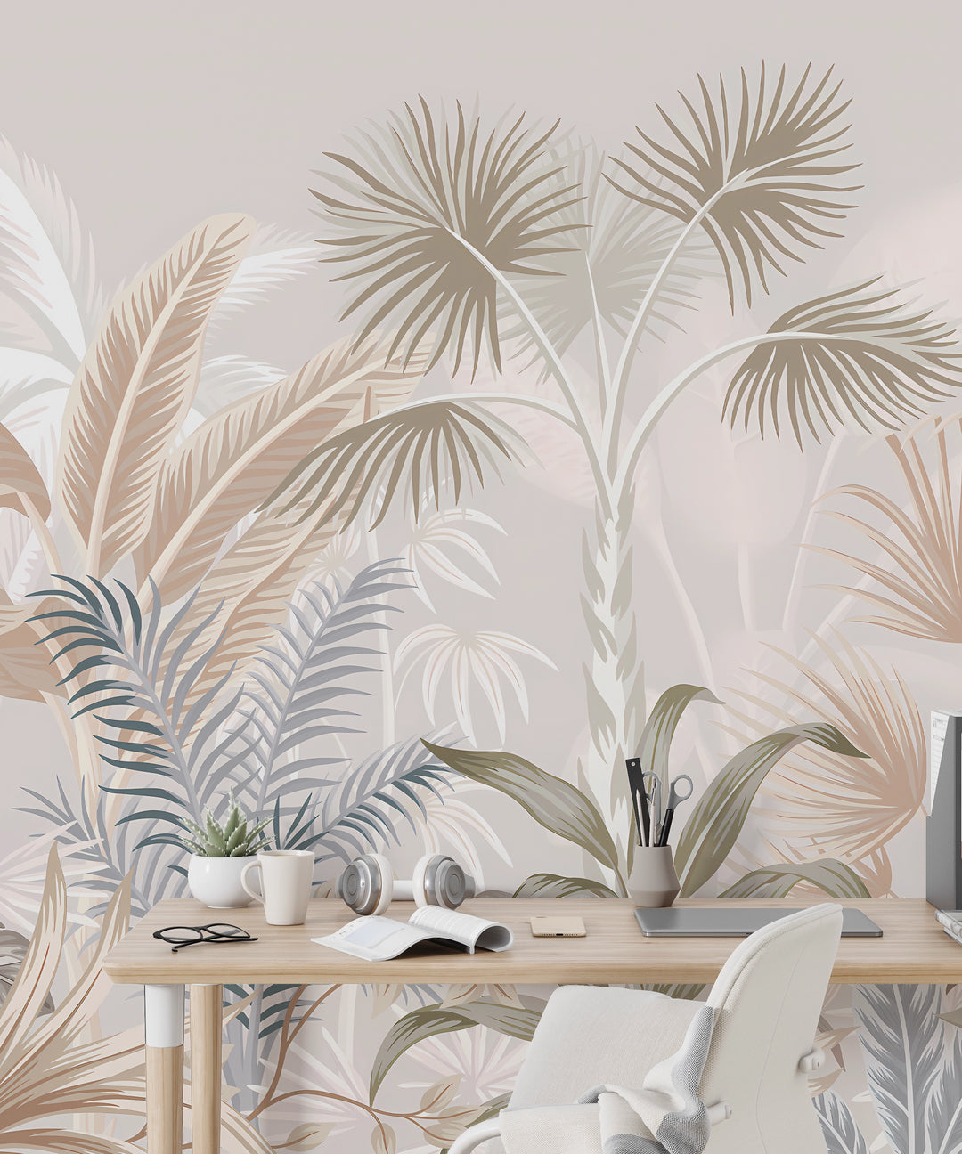 Papier peint sur mesure Jungle Colorée