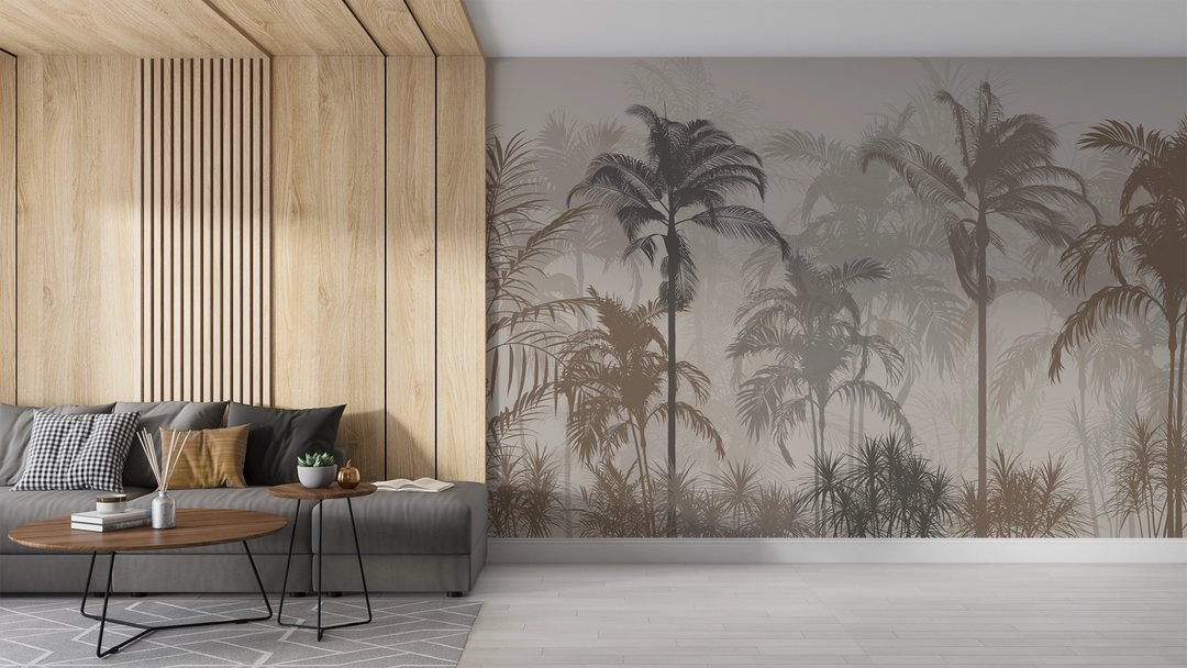 Papier peint Tendance Arbres Tropicaux - Kam & Leon