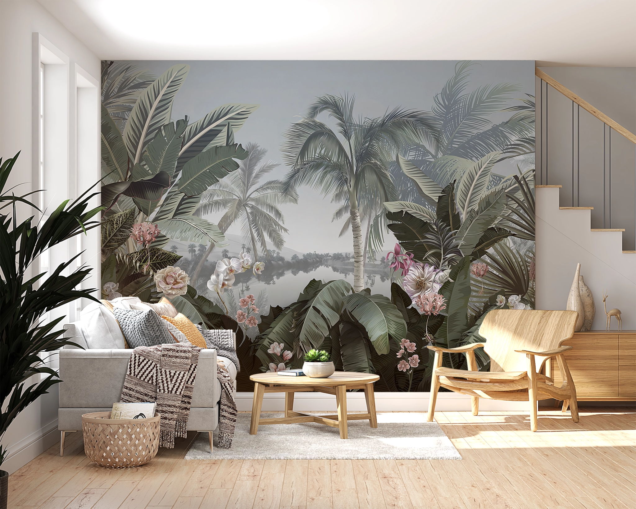 Papier peint tendance Jungle Luxuriante - Kam & Leon