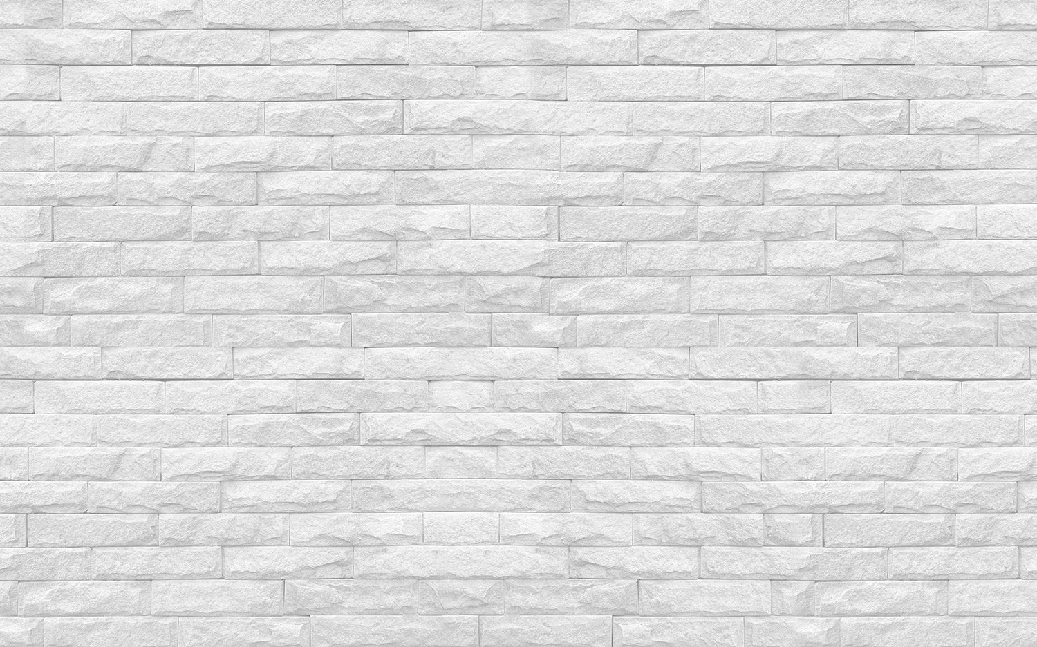 Papier peint trompe-l'oeil brique blanche