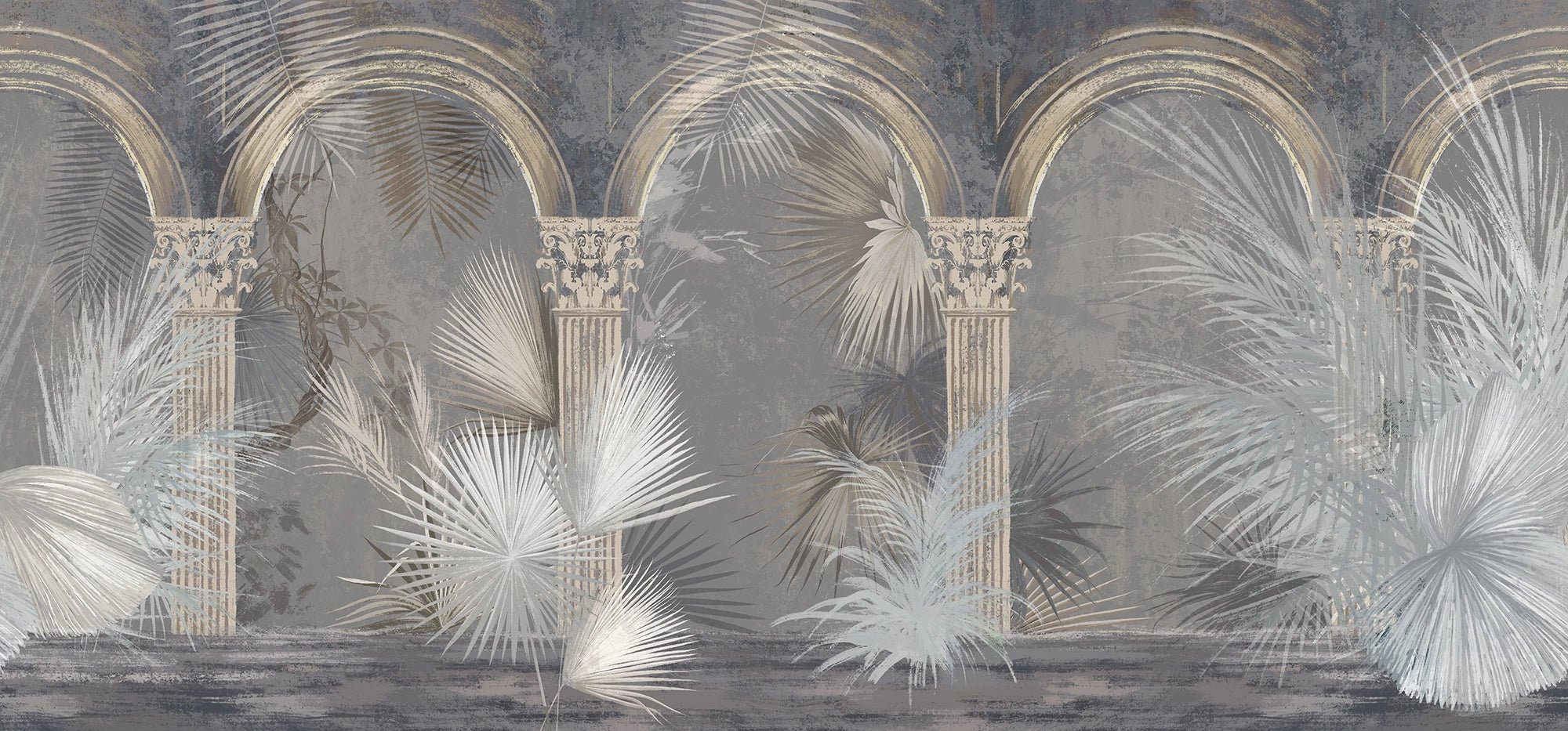 Trompe-l'oeil Wallpaper antiguo