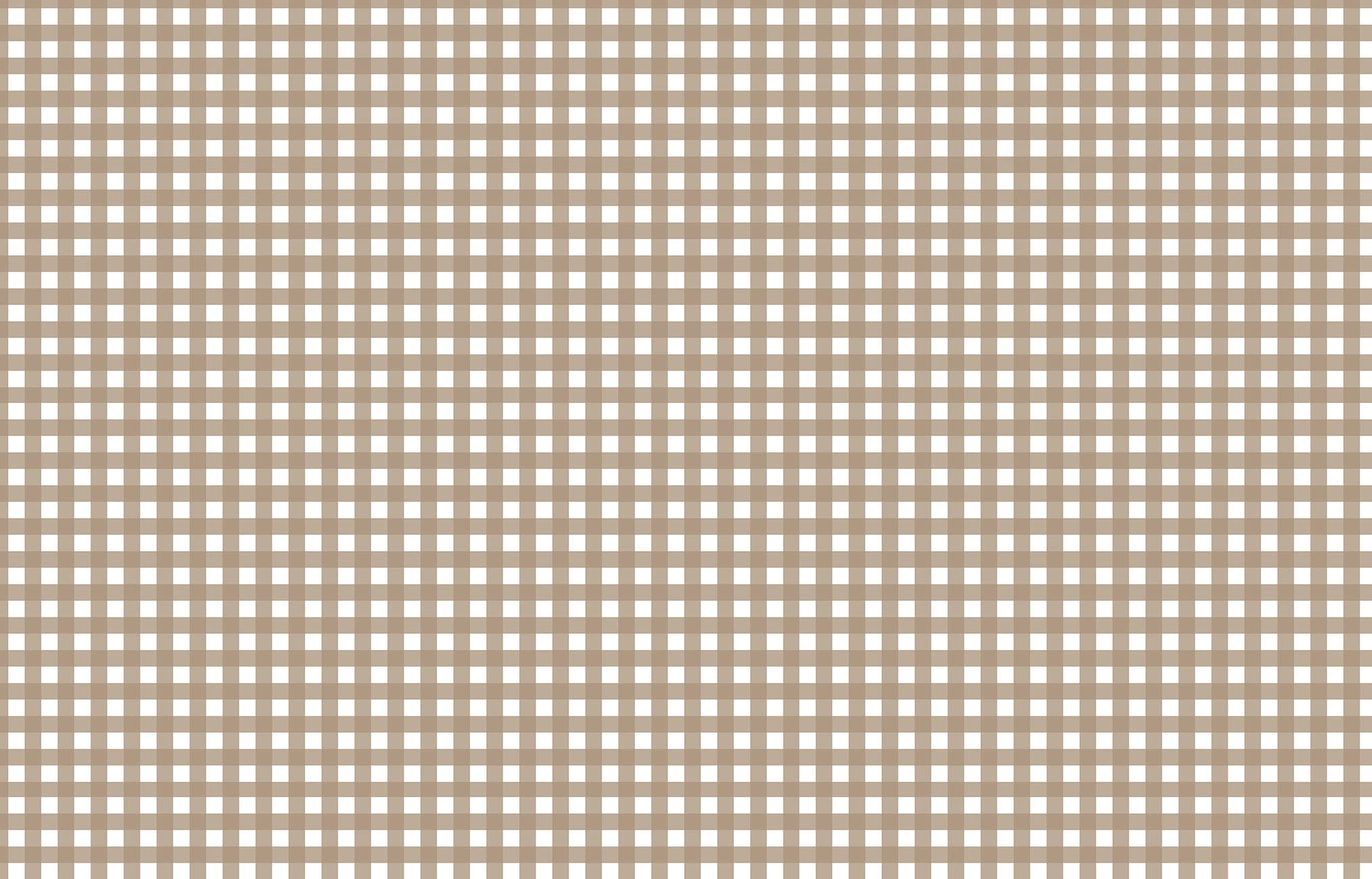 Papier peint Vichy Carreaux Taupe