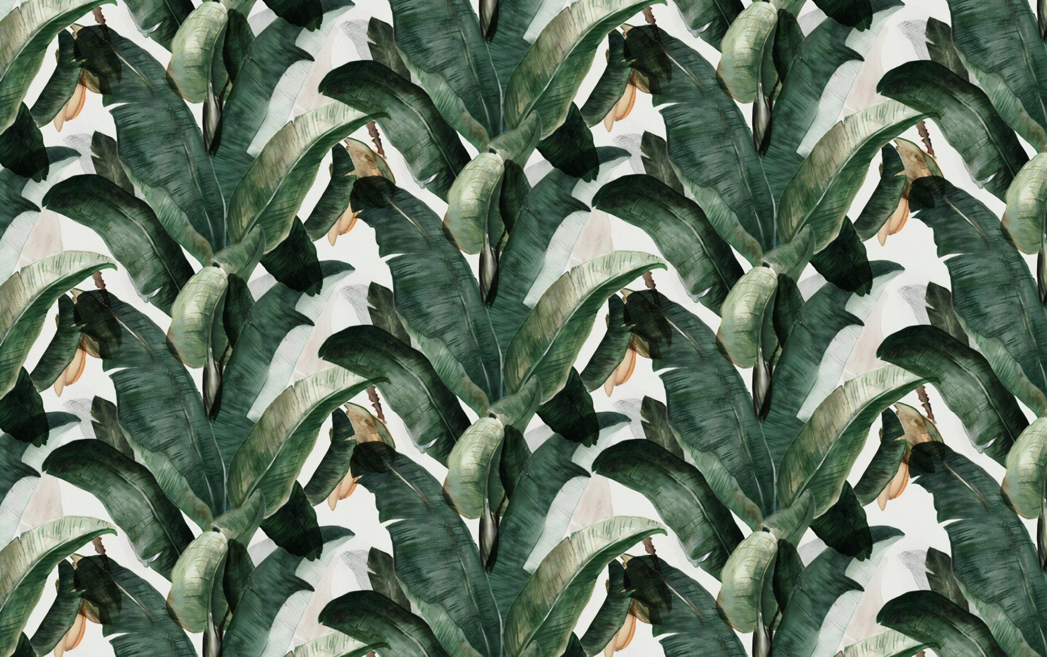 Papier peint feuilles tropicales livraison offerte - Kam & Leon