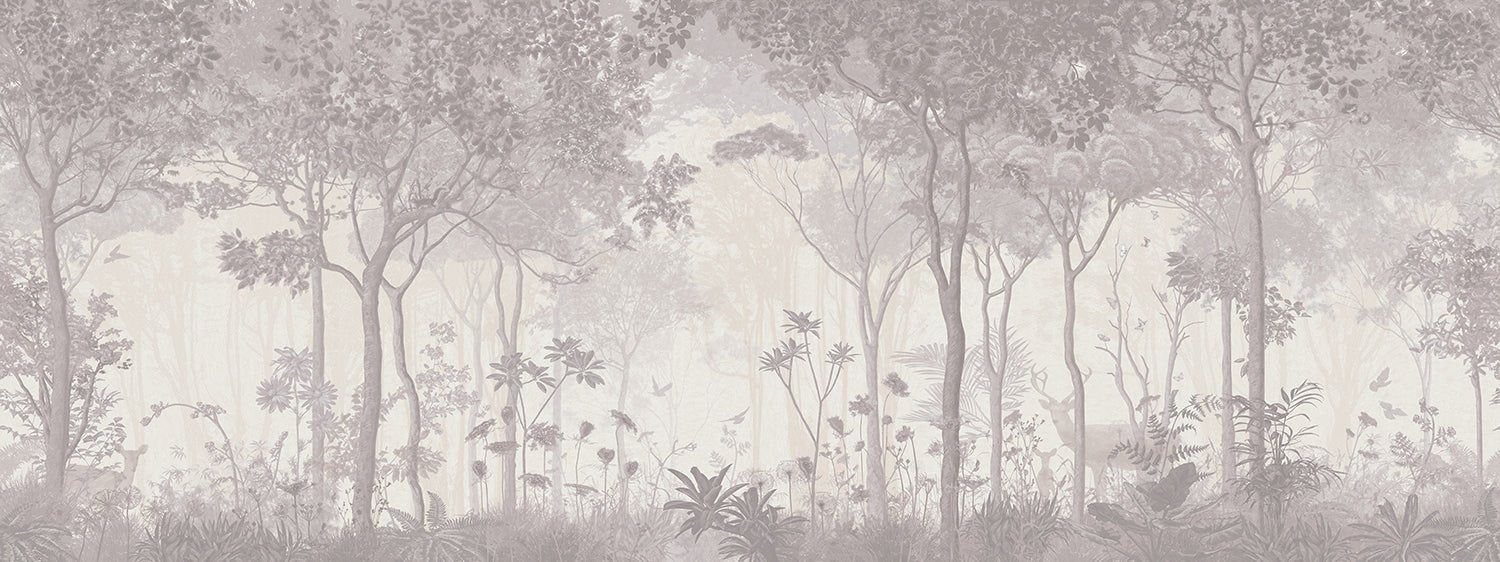 Papier peint panoramique forêt livraison offerte - Kam & Leon