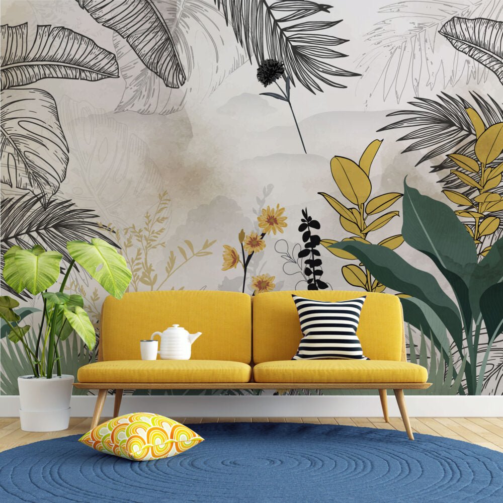 Papier peint ambiance tropicale Kam & Leon