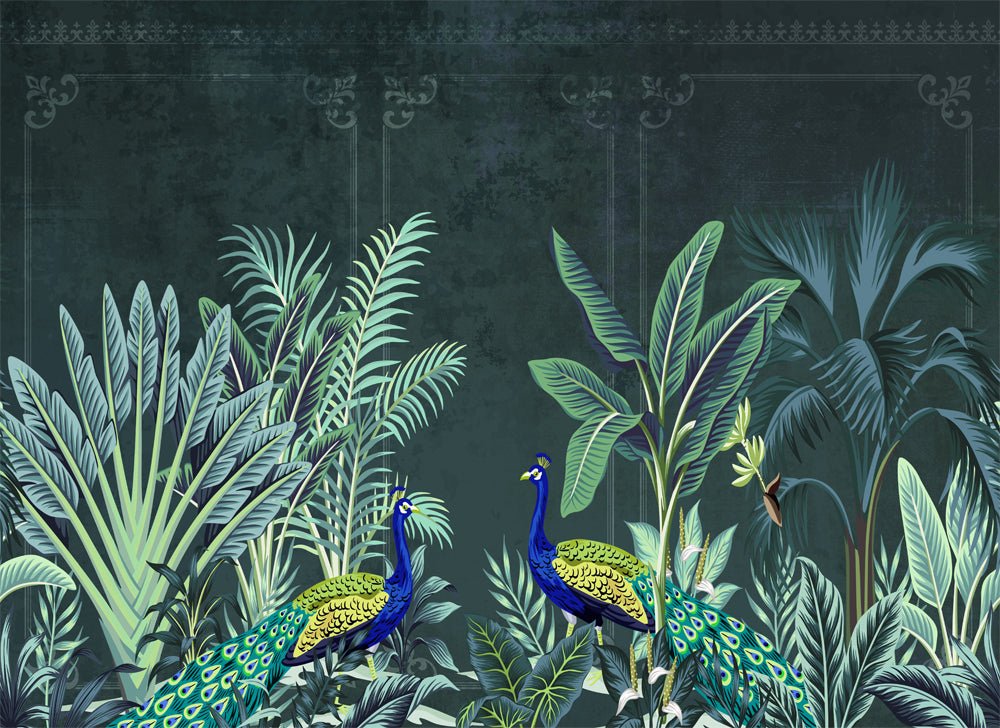 Papier peint forêt tropicale panoramique - Kam & Leon