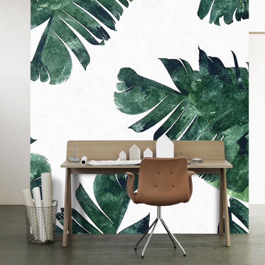 Papier peint grande feuille tropicale - Kam & Leon