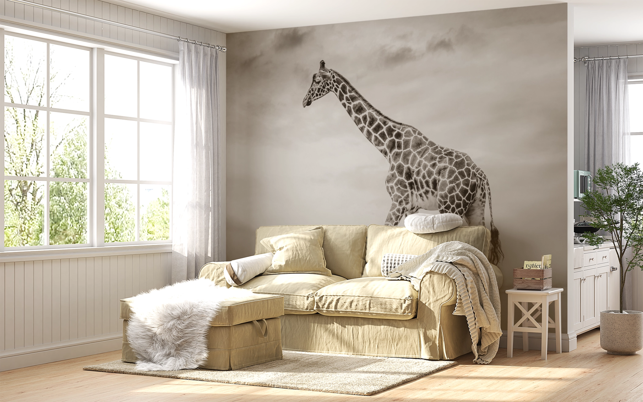 Papier peint Majestueuse girage - Kam & Leon
