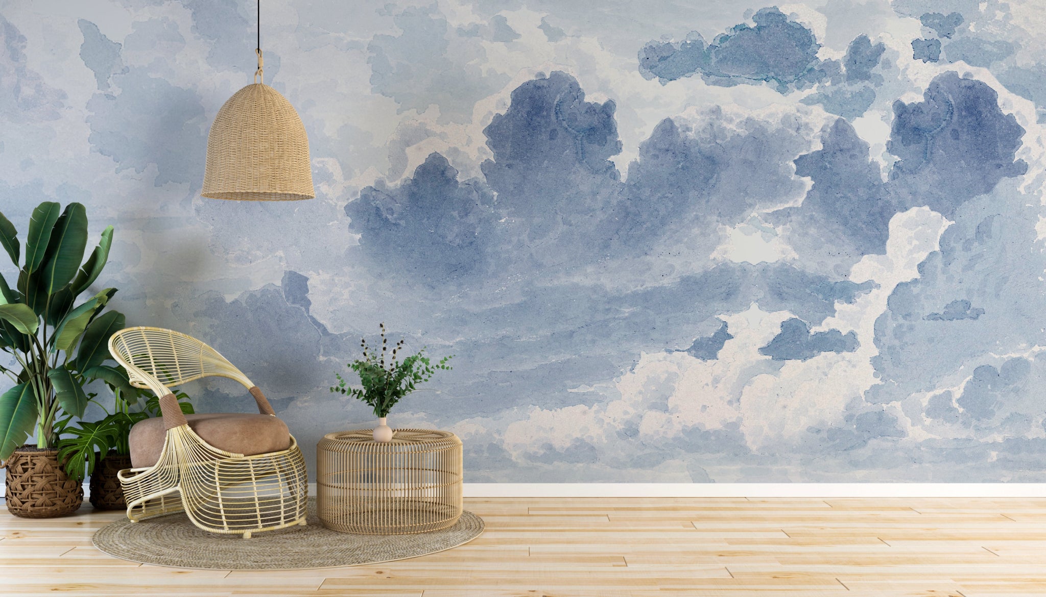 Papier peint panoramique Ciel Nuageux - Kam & Leon