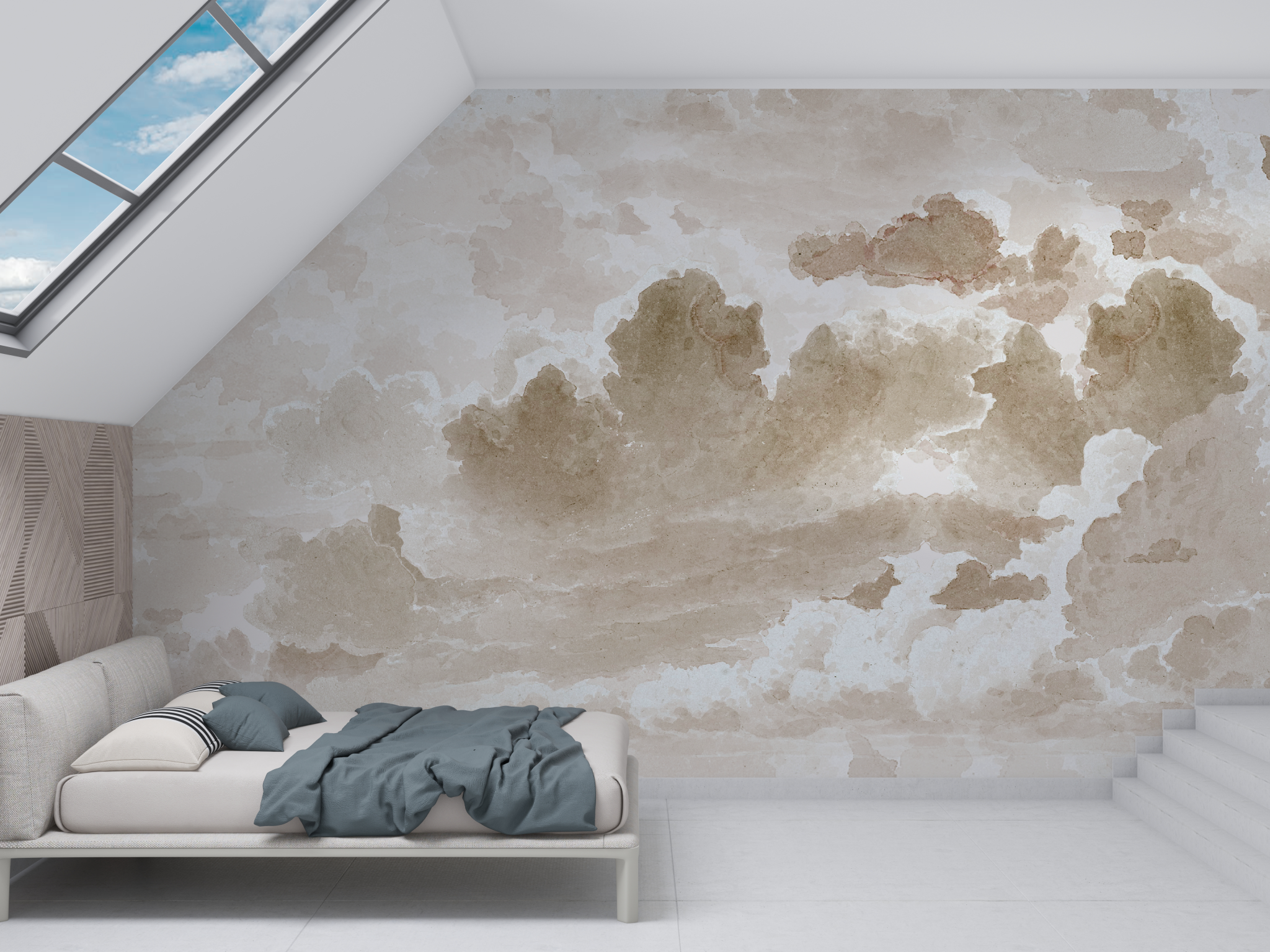 Papier peint panoramique Cirrus - Kam & Leon