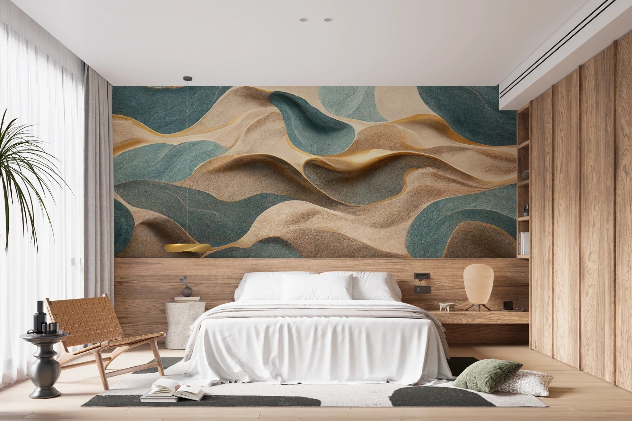 Papier peint panoramique Dune Abstraite - Kam & Leon