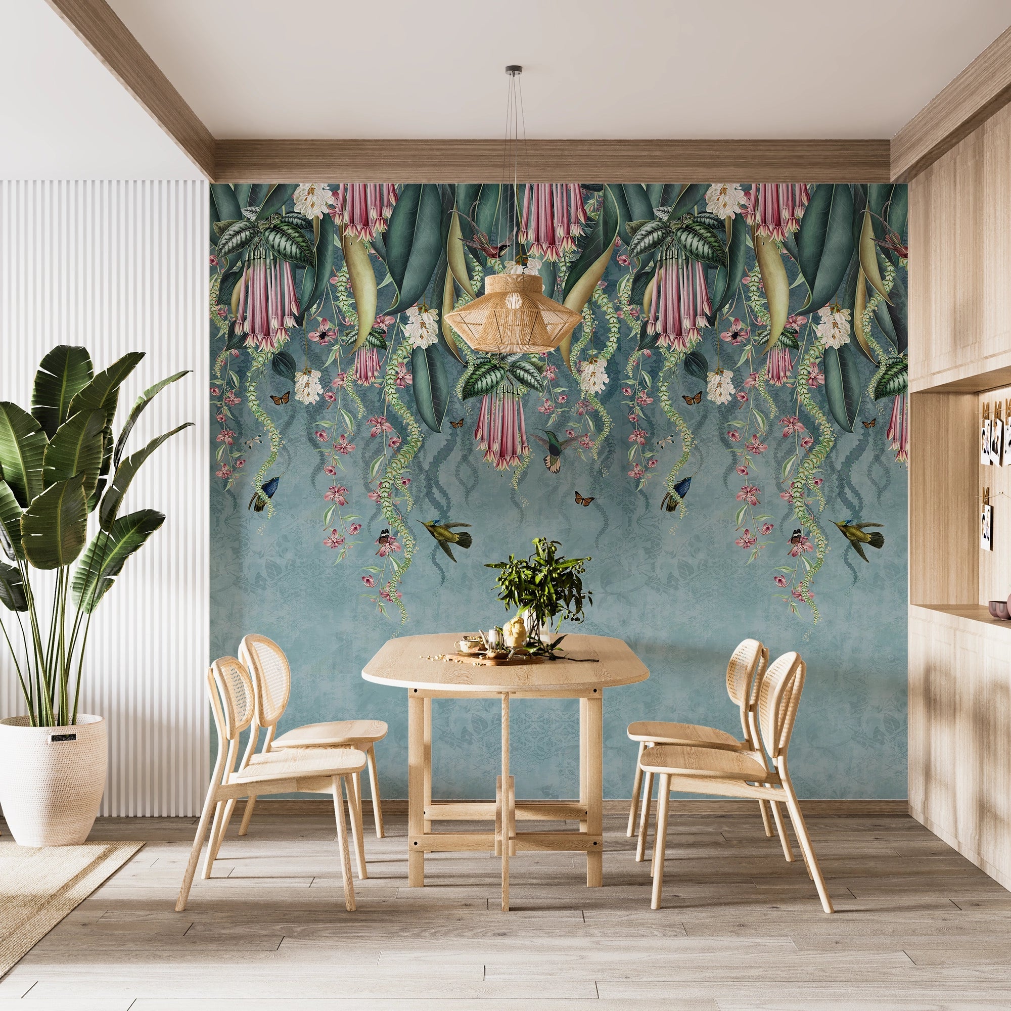 Papier peint panoramique Fleur Exotique - Kam & Leon