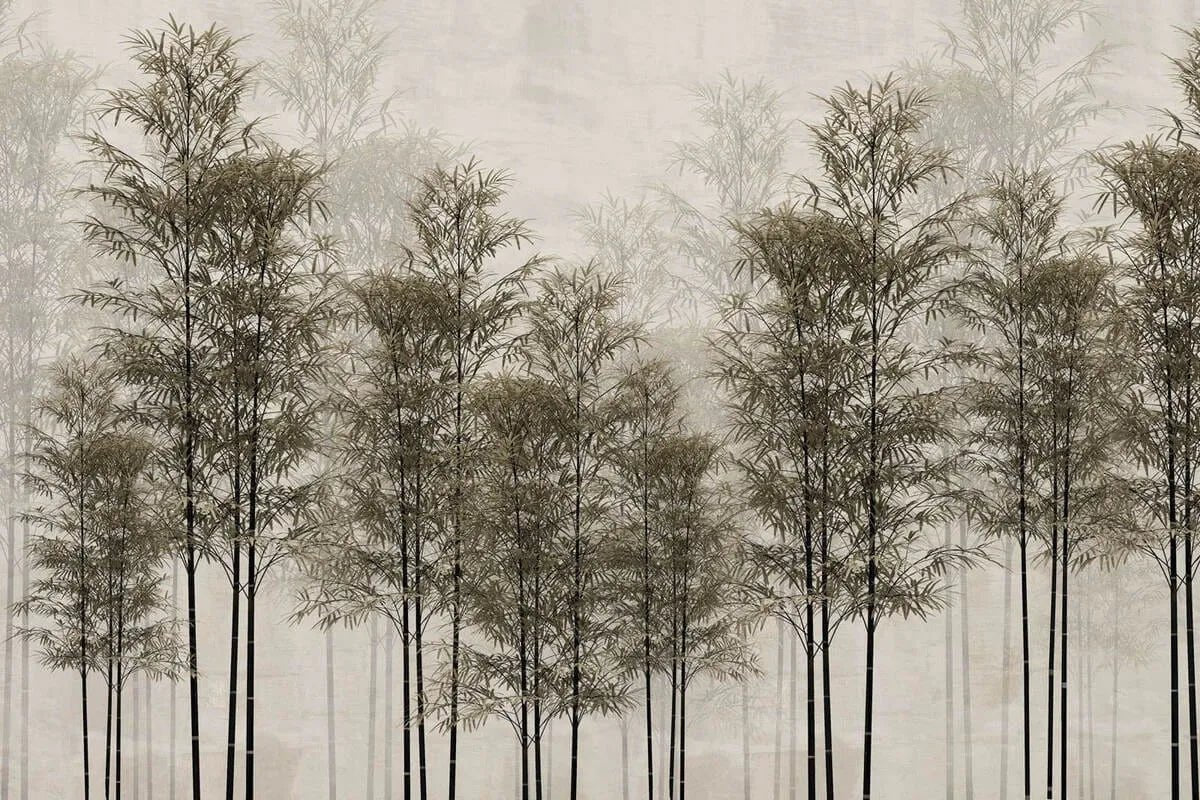 Papier peint panoramique forêt - Kam & Leon