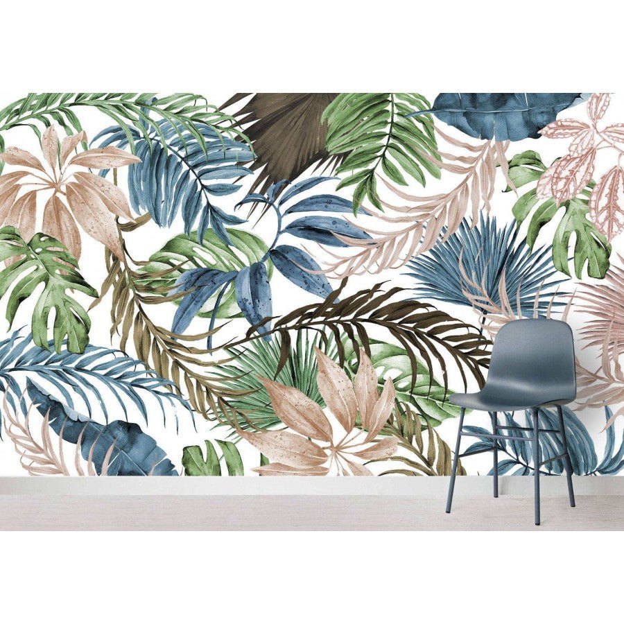 Tapisserie murale plantes tropicales - Kam & Leon